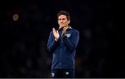 24 September 2022; Republic of Ireland coach Keith Andrews after the UEFA Nations League B Group 1 match between Scotland and Republic of Ireland at Hampden Park in Glasgow, Scotland. Photo by Stephen McCarthy/Sportsfile