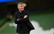 27 September 2022; Republic of Ireland manager Stephen Kenny before the UEFA Nations League B Group 1 match between Republic of Ireland and Armenia at Aviva Stadium in Dublin. Photo by Ramsey Cardy/Sportsfile