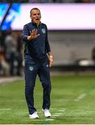 27 September 2022; Republic of Ireland manager Jim Crawford during the UEFA European U21 Championship play-off second leg match between Israel and Republic of Ireland at Bloomfield Stadium in Tel Aviv, Israel. Photo by Seb Daly/Sportsfile