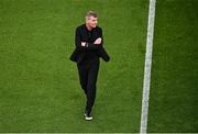 27 September 2022; Republic of Ireland manager Stephen Kenny before the UEFA Nations League B Group 1 match between Republic of Ireland and Armenia at Aviva Stadium in Dublin. Photo by Sam Barnes/Sportsfile
