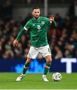 27 September 2022; Conor Hourihane of Republic of Ireland during the UEFA Nations League B Group 1 match between Republic of Ireland and Armenia at Aviva Stadium in Dublin. Photo by Eóin Noonan/Sportsfile