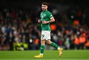 27 September 2022; Scott Hogan of Republic of Ireland during the UEFA Nations League B Group 1 match between Republic of Ireland and Armenia at Aviva Stadium in Dublin. Photo by Eóin Noonan/Sportsfile
