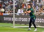 27 September 2022; Republic of Ireland goalkeeper Brian Maher before the UEFA European U21 Championship play-off second leg match between Israel and Republic of Ireland at Bloomfield Stadium in Tel Aviv, Israel. Photo by Seb Daly/Sportsfile