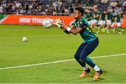 27 September 2022; Republic of Ireland goalkeeper David Odomosu before the UEFA European U21 Championship play-off second leg match between Israel and Republic of Ireland at Bloomfield Stadium in Tel Aviv, Israel. Photo by Seb Daly/Sportsfile