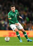 27 September 2022; Matt Doherty of Republic of Ireland during UEFA Nations League B Group 1 match between Republic of Ireland and Armenia at Aviva Stadium in Dublin. Photo by Eóin Noonan/Sportsfile