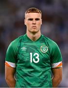 27 September 2022; Jake O'Brien of Republic of Ireland before the UEFA European U21 Championship play-off second leg match between Israel and Republic of Ireland at Bloomfield Stadium in Tel Aviv, Israel. Photo by Seb Daly/Sportsfile
