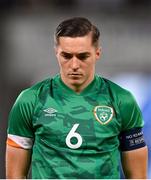 27 September 2022; Republic of Ireland captain Conor Coventry before the UEFA European U21 Championship play-off second leg match between Israel and Republic of Ireland at Bloomfield Stadium in Tel Aviv, Israel. Photo by Seb Daly/Sportsfile