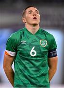 27 September 2022; Republic of Ireland captain Conor Coventry before the UEFA European U21 Championship play-off second leg match between Israel and Republic of Ireland at Bloomfield Stadium in Tel Aviv, Israel. Photo by Seb Daly/Sportsfile