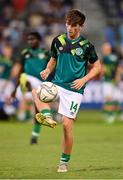 27 September 2022; Ollie O'Neill of Republic of Ireland before the UEFA European U21 Championship play-off second leg match between Israel and Republic of Ireland at Bloomfield Stadium in Tel Aviv, Israel. Photo by Seb Daly/Sportsfile