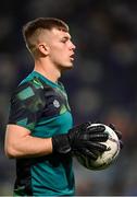 27 September 2022; Republic of Ireland goalkeeper Josh Keeley before the UEFA European U21 Championship play-off second leg match between Israel and Republic of Ireland at Bloomfield Stadium in Tel Aviv, Israel. Photo by Seb Daly/Sportsfile