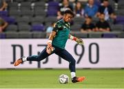 27 September 2022; Republic of Ireland goalkeeper David Odomosu before the UEFA European U21 Championship play-off second leg match between Israel and Republic of Ireland at Bloomfield Stadium in Tel Aviv, Israel. Photo by Seb Daly/Sportsfile