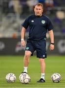 27 September 2022; Republic of Ireland assistant manager Alan Reynolds before the UEFA European U21 Championship play-off second leg match between Israel and Republic of Ireland at Bloomfield Stadium in Tel Aviv, Israel. Photo by Seb Daly/Sportsfile