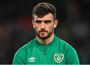 27 September 2022; Troy Parrott of Republic of Ireland before the UEFA Nations League B Group 1 match between Republic of Ireland and Armenia at Aviva Stadium in Dublin. Photo by Ramsey Cardy/Sportsfile