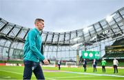 27 September 2022; James McClean of Republic of Ireland before the UEFA Nations League B Group 1 match between Republic of Ireland and Armenia at Aviva Stadium in Dublin. Photo by Ramsey Cardy/Sportsfile
