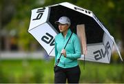 22 September 2022; Kate Lanigan of Ireland during round one of the KPMG Women's Irish Open Golf Championship at Dromoland Castle in Clare. Photo by Brendan Moran/Sportsfile