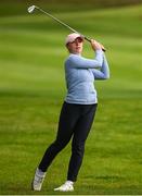 22 September 2022; Lucie Malchirand of France during round one of the KPMG Women's Irish Open Golf Championship at Dromoland Castle in Clare. Photo by Brendan Moran/Sportsfile