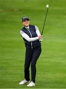 22 September 2022; Ursula Wikstrom of Finland during round one of the KPMG Women's Irish Open Golf Championship at Dromoland Castle in Clare. Photo by Brendan Moran/Sportsfile
