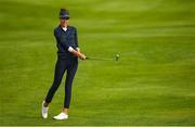22 September 2022; Meghan MacLaren of England during round one of the KPMG Women's Irish Open Golf Championship at Dromoland Castle in Clare. Photo by Brendan Moran/Sportsfile