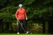 22 September 2022; Leona Maguire of Ireland during round one of the KPMG Women's Irish Open Golf Championship at Dromoland Castle in Clare. Photo by Brendan Moran/Sportsfile
