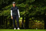 22 September 2022; Catriona Matthew of Scotland during round one of the KPMG Women's Irish Open Golf Championship at Dromoland Castle in Clare. Photo by Brendan Moran/Sportsfile