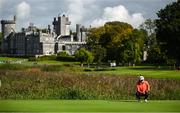 22 September 2022; Leona Maguire of Ireland on the 10th green during round one of the KPMG Women's Irish Open Golf Championship at Dromoland Castle in Clare. Photo by Brendan Moran/Sportsfile