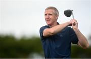 29 September 2022; Galway hurling manager Henry Shefflin during his round at the Olympic Federation of Ireland’s inaugural Make A Difference Athletes’ Fund Golf Tournament at The K Club in Kildare. The tournament saw 120 participants play the Palmer South Course at the K Club, as Olympians past and present, alongside dignitaries from across the Irish sporting and sponsorship spheres and partners and friends of the Irish Olympic Family came together at the iconic Kildare venue to get behind the Make A Difference Fund. The fund will be distributed directly back to Team Ireland athletes and hopefuls to help support the costs involved in their pursuit of excellence as they strive towards Paris 2024. Photo by David Fitzgerald/Sportsfile