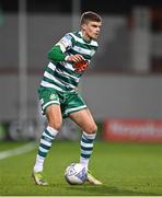 26 September 2022; Sean Gannon of Shamrock Rovers during the SSE Airtricity League Premier Division match between Shamrock Rovers and UCD at Tallaght Stadium in Dublin. Photo by Ben McShane/Sportsfile