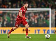 27 September 2022; Tigran Barseghyan of Armenia during the UEFA Nations League B Group 1 match between Republic of Ireland and Armenia at Aviva Stadium in Dublin. Photo by Ben McShane/Sportsfile