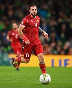 27 September 2022; Tigran Barseghyan of Armenia during the UEFA Nations League B Group 1 match between Republic of Ireland and Armenia at Aviva Stadium in Dublin. Photo by Ben McShane/Sportsfile