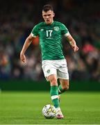 27 September 2022; Jason Knight of Republic of Ireland during the UEFA Nations League B Group 1 match between Republic of Ireland and Armenia at Aviva Stadium in Dublin. Photo by Ben McShane/Sportsfile