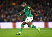 27 September 2022; Michael Obafemi of Republic of Ireland during the UEFA Nations League B Group 1 match between Republic of Ireland and Armenia at Aviva Stadium in Dublin. Photo by Ben McShane/Sportsfile