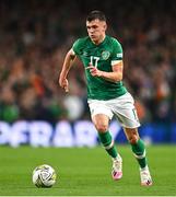 27 September 2022; Jason Knight of Republic of Ireland during the UEFA Nations League B Group 1 match between Republic of Ireland and Armenia at Aviva Stadium in Dublin. Photo by Ben McShane/Sportsfile