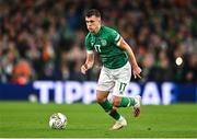 27 September 2022; Jason Knight of Republic of Ireland during the UEFA Nations League B Group 1 match between Republic of Ireland and Armenia at Aviva Stadium in Dublin. Photo by Ben McShane/Sportsfile