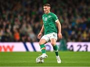27 September 2022; Dara O'Shea of Republic of Ireland during the UEFA Nations League B Group 1 match between Republic of Ireland and Armenia at Aviva Stadium in Dublin. Photo by Ben McShane/Sportsfile