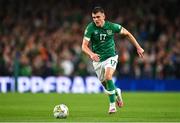 27 September 2022; Jason Knight of Republic of Ireland during the UEFA Nations League B Group 1 match between Republic of Ireland and Armenia at Aviva Stadium in Dublin. Photo by Ben McShane/Sportsfile