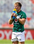 30 September 2022; Stewart Moore of Emerging Ireland during a water break in the Toyota Challenge match between Windhoek Draught Griquas and Emerging Ireland at Toyota Stadium in Bloemfontein, South Africa. Photo by Johan Pretorius/Sportsfile