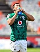 30 September 2022; Emerging Ireland captain Max Deegan during a water break in the Toyota Challenge match between Windhoek Draught Griquas and Emerging Ireland at Toyota Stadium in Bloemfontein, South Africa. Photo by Johan Pretorius/Sportsfile