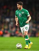 27 September 2022; Robbie Brady of Republic of Ireland during the UEFA Nations League B Group 1 match between Republic of Ireland and Armenia at Aviva Stadium in Dublin. Photo by Ben McShane/Sportsfile