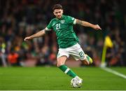 27 September 2022; Robbie Brady of Republic of Ireland during the UEFA Nations League B Group 1 match between Republic of Ireland and Armenia at Aviva Stadium in Dublin. Photo by Ben McShane/Sportsfile