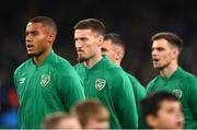 27 September 2022; Republic of Ireland goalkeeper Gavin Bazunu before the UEFA Nations League B Group 1 match between Republic of Ireland and Armenia at Aviva Stadium in Dublin. Photo by Ben McShane/Sportsfile