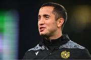 27 September 2022; Vahan Bichakhchyan of Armenia before the UEFA Nations League B Group 1 match between Republic of Ireland and Armenia at Aviva Stadium in Dublin. Photo by Ben McShane/Sportsfile