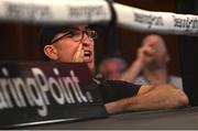 24 September 2022; Trainer Packie Collins at the Europa Hotel in Belfast. Photo by Ramsey Cardy/Sportsfile