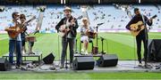 24 July 2022; Mundy playing before the GAA Football All-Ireland Senior Championship Final match between Kerry and Galway at Croke Park in Dublin. Photo by Piaras Ó Mídheach/Sportsfile