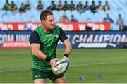30 September 2022; Kieran Marmion of Connacht warms up before the United Rugby Championship match between Vodacom Bulls and Connacht at Loftus Versfeld Stadium in Pretoria, South Africa. Photo by Lee Warren/Sportsfile