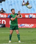 30 September 2022; David Hawkshaw of Connacht warms up before the United Rugby Championship match between Vodacom Bulls and Connacht at Loftus Versfeld Stadium in Pretoria, South Africa. Photo by Lee Warren/Sportsfile