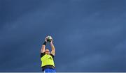 30 September 2022; Rhys Ruddock of Leinster before the United Rugby Championship match between Ulster and Leinster at Kingspan Stadium in Belfast. Photo by Ramsey Cardy/Sportsfile