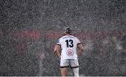 30 September 2022; Luke Marshall of Ulster during heavy rain in the United Rugby Championship match between Ulster and Leinster at Kingspan Stadium in Belfast. Photo by David Fitzgerald/Sportsfile