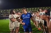 30 September 2022; Leinster captain Garry Ringrose after the United Rugby Championship match between Ulster and Leinster at Kingspan Stadium in Belfast. Photo by Ramsey Cardy/Sportsfile