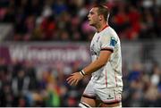 30 September 2022; Marcus Rea of Ulster during the United Rugby Championship match between Ulster and Leinster at Kingspan Stadium in Belfast. Photo by Ramsey Cardy/Sportsfile