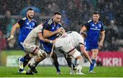 30 September 2022; Jack Conan of Leinster during the United Rugby Championship match between Ulster and Leinster at Kingspan Stadium in Belfast. Photo by Ramsey Cardy/Sportsfile